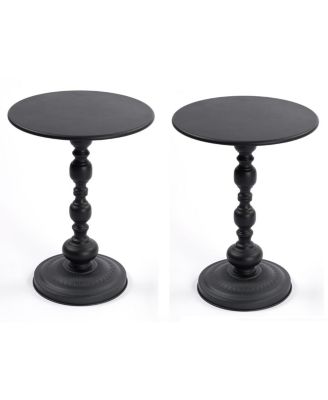 Vintage Metal Round Coffee/End Table