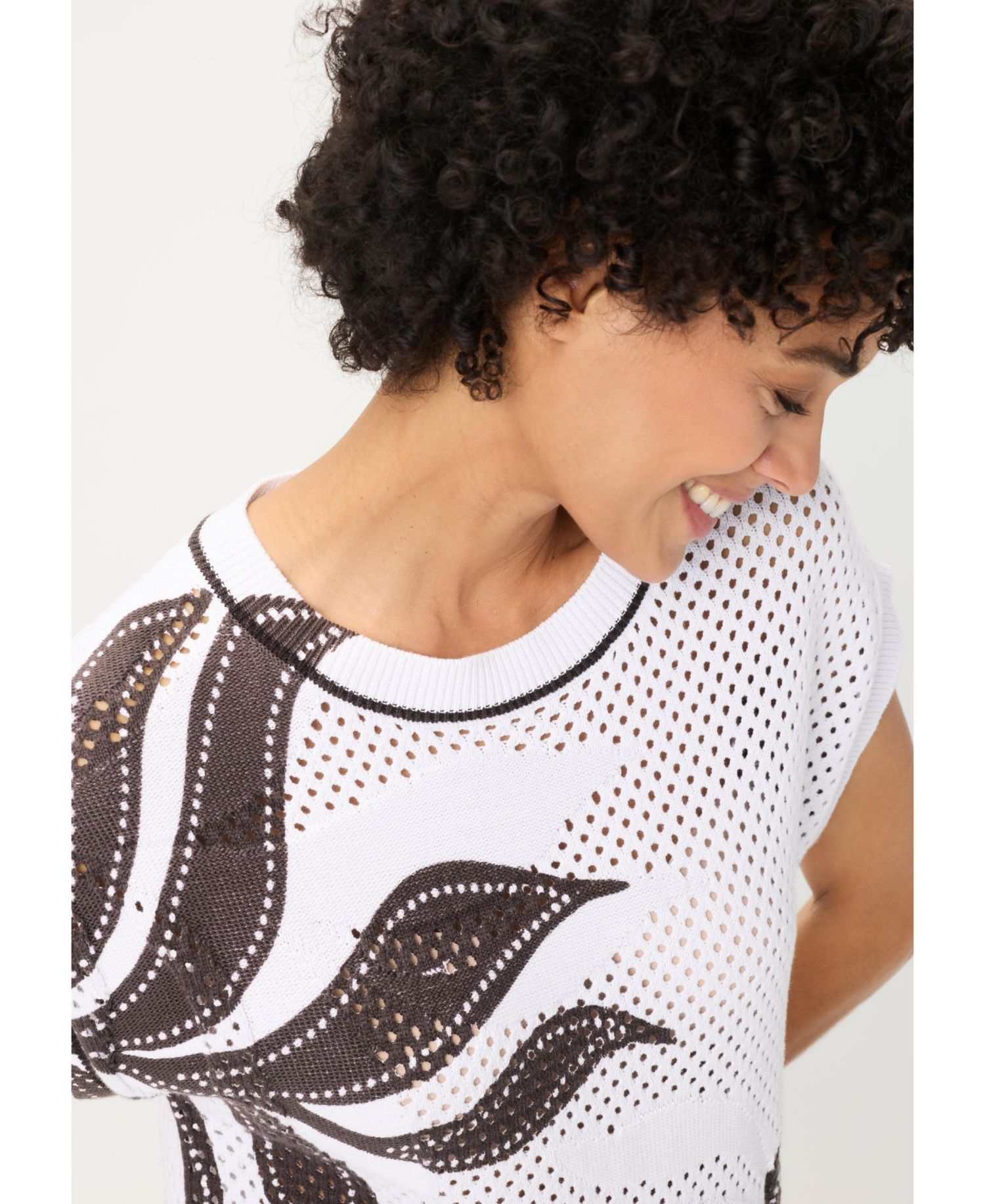Women's Ajour Knit Sweater