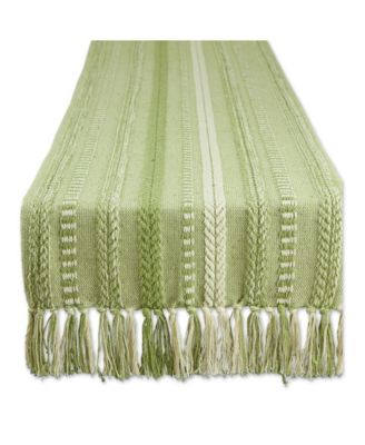 Braided Stripe Textured Table Runner, 15" x 72"