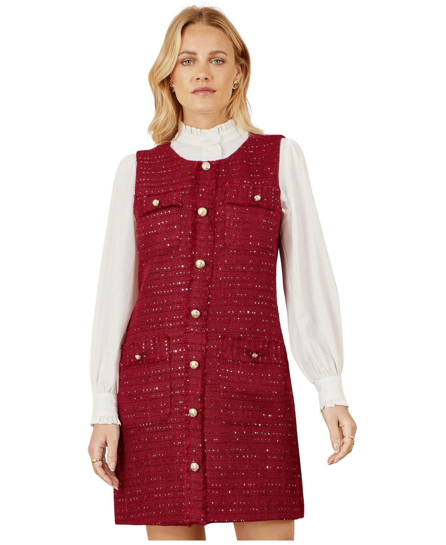 Women's Boucle Tunic Dress