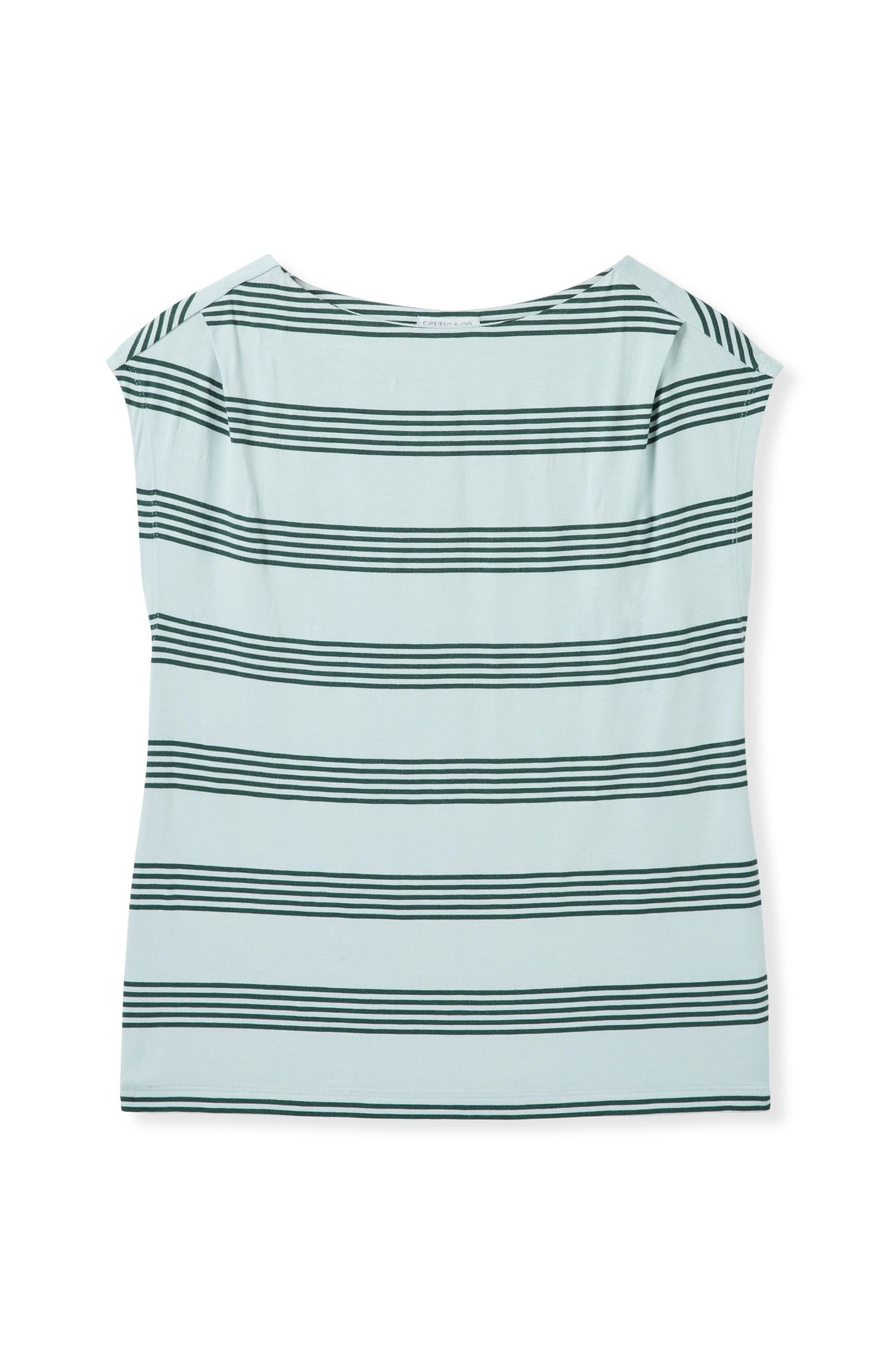 Women's Slash Neck Cap Sleeve T-Shirt