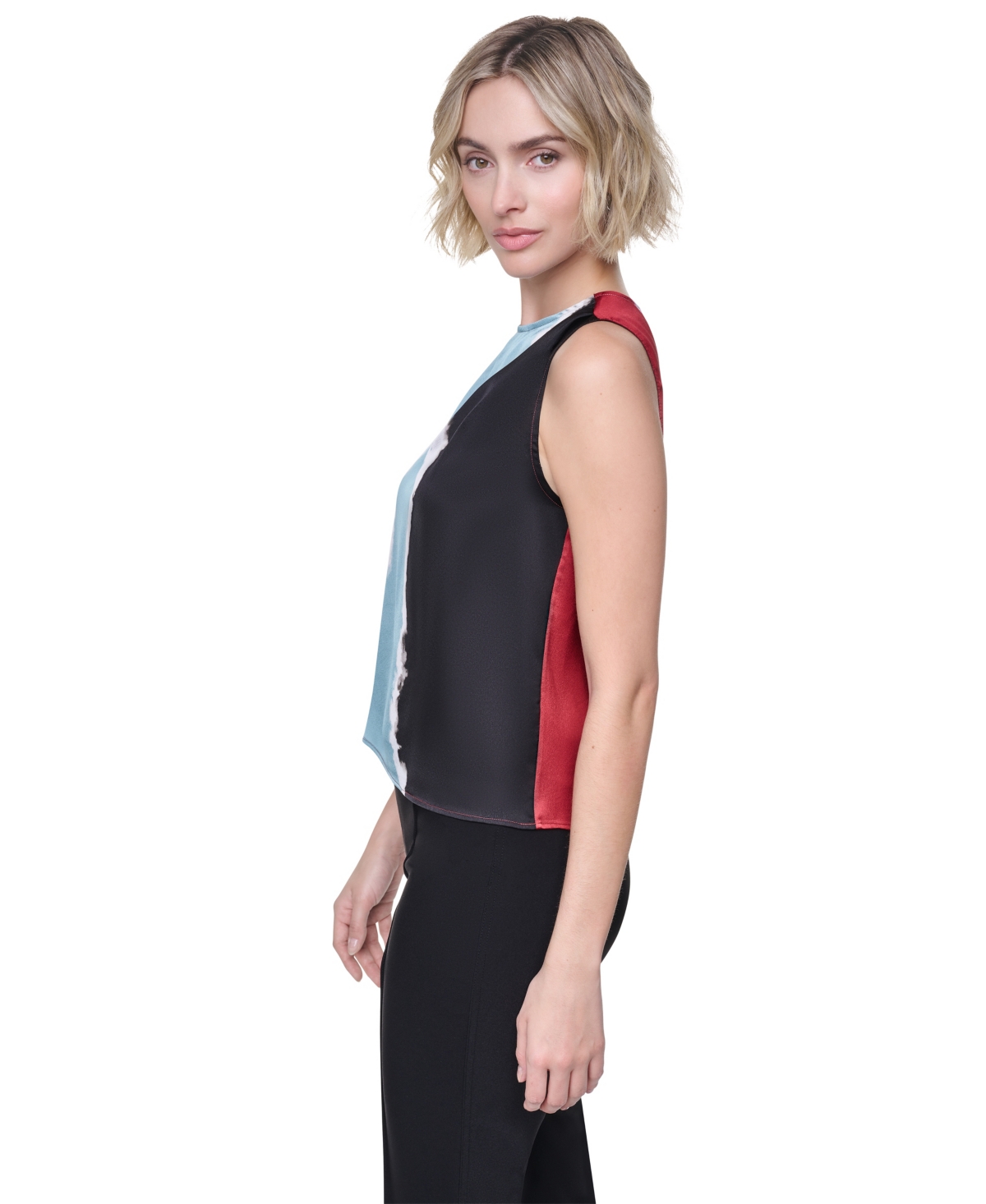 Dkny Women's Printed Sleeveless Top