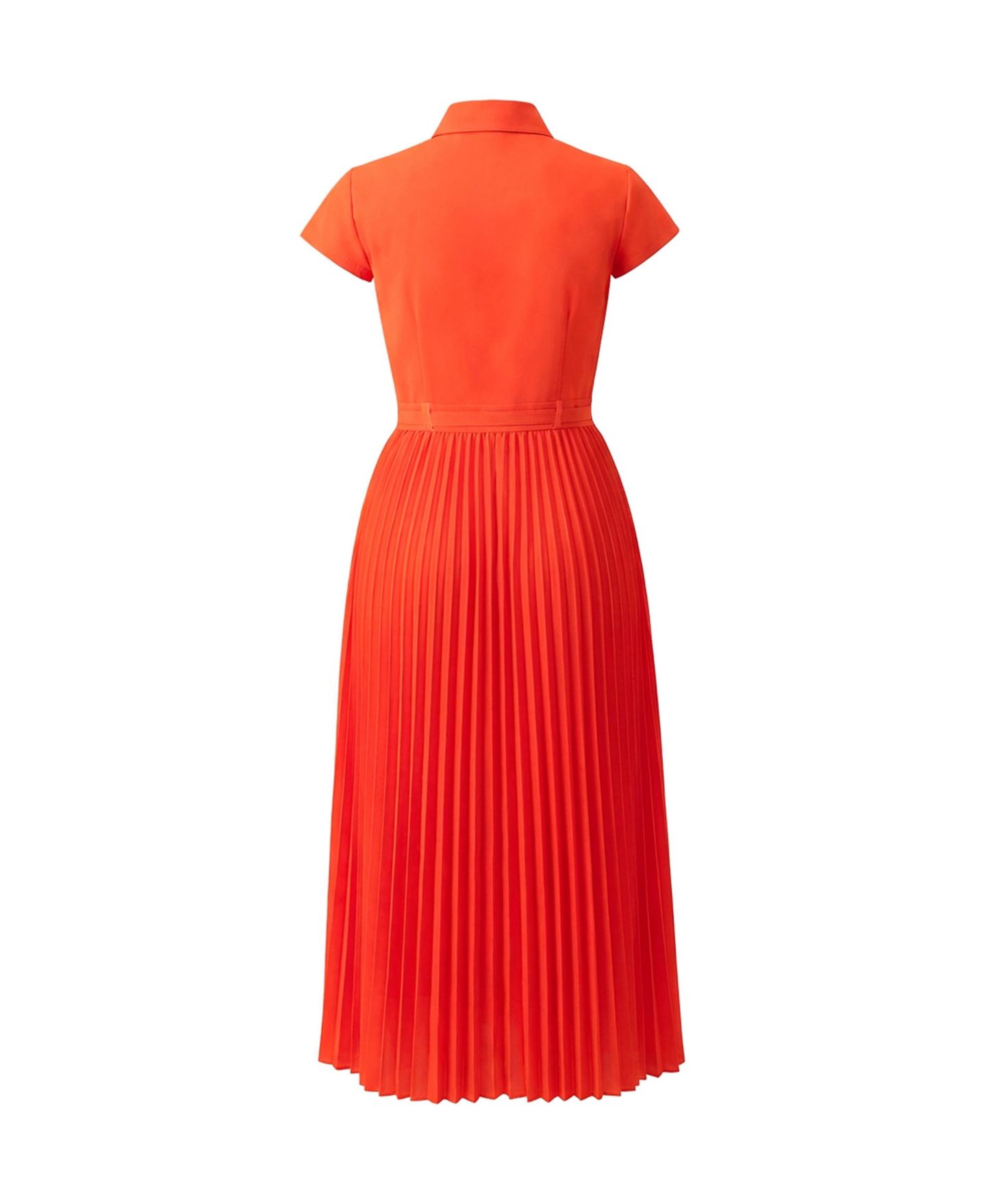 Женское платье Ivonne Short Sleeve Shirt Style Pleated Maxi-Dress — фото 6
