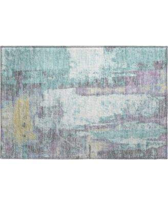 Mayfield Machine Washable AMF1984 1'8"x2'6" Area Rug