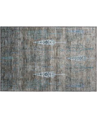 Mayfield Machine Washable AMF1922 1'8"x2'6" Area Rug