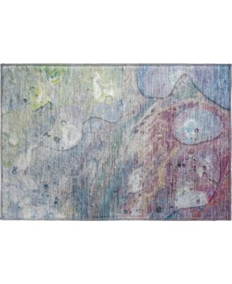 Mayfield Machine Washable AMF1941 1'8"x2'6" Area Rug