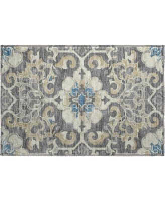 Mayfield Machine Washable AMF1947 1'8"x2'6" Area Rug