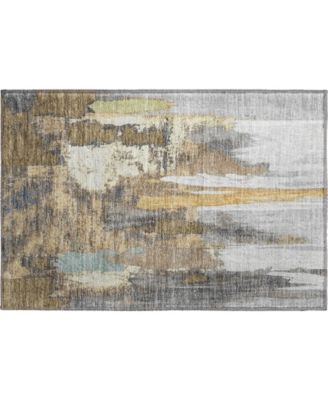 Mayfield Machine Washable AMF1979 1'8"x2'6" Area Rug