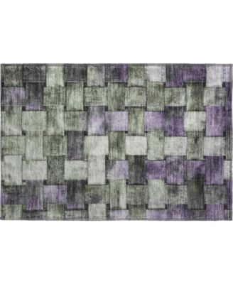 Mayfield Machine Washable AMF1988 1'8"x2'6" Area Rug