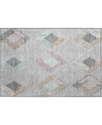 Mayfield Machine Washable AMF2004 1'8"x2'6" Area Rug