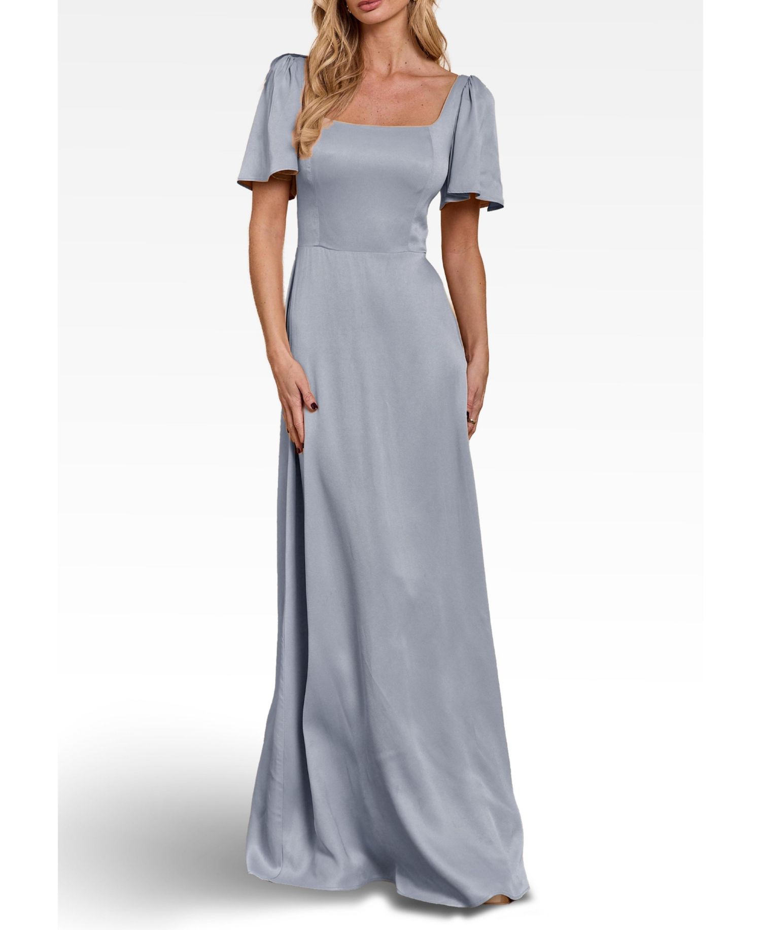 Women's Clemmie Satin Bridesmaid Dress