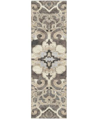 Mayfield Machine Washable AMF1947 2'3"x7'6" Runner
