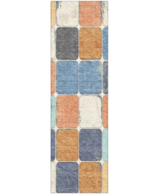 Mayfield Machine Washable AMF1948 2'3"x7'6" Runner
