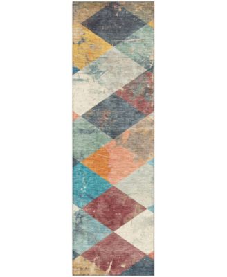 Mayfield Machine Washable AMF1956 2'3"x7'6" Runner
