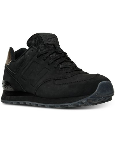 New Balance Women's 574 Molten Metal Casual Sneakers from Finish Line