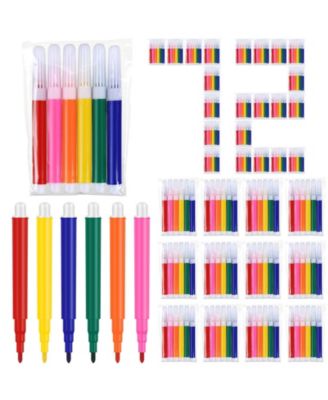 Mini Markers Bulk Colored Pen Vibrant Portable Watercolor Marker Office
