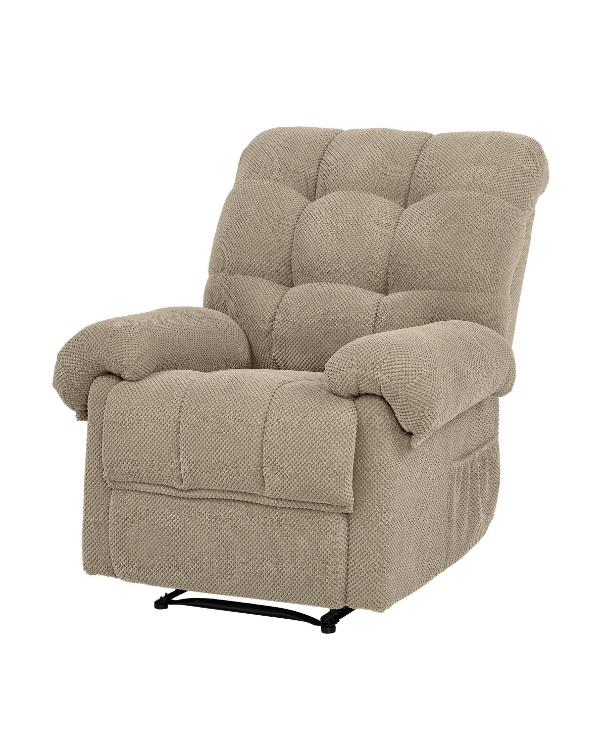 Streamdale Furniture Soft Fabric Overstuffed Recliner Chair