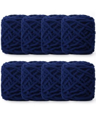 Chunky Chenille Yarn Crocheting Knitting Blanket Crafts