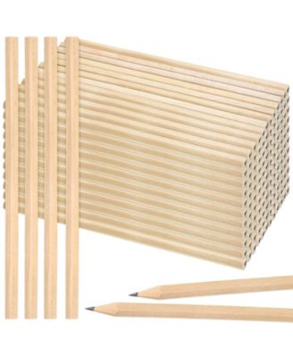 Wooden Pencils Bulk Hexagonal HB Graphite Unsharpened Classroom Gifts