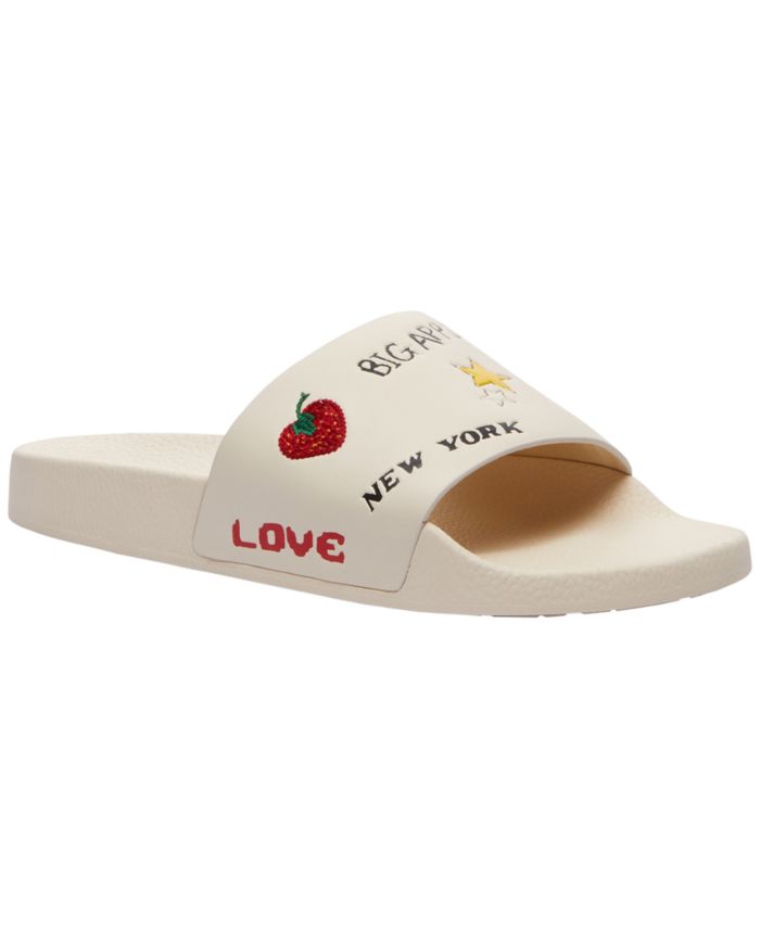 COACH Men's Sketch Print Slides