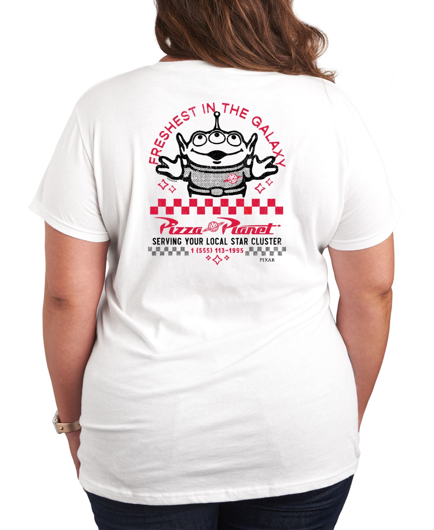 Plus Size Toy Story Pizza Planet Short-Sleeve Graphic T-Shirt