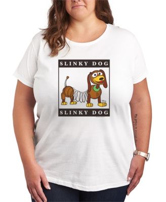 Plus Size Toy Story 4 Type Block Slinky Short-Sleeve Graphic T-Shirt