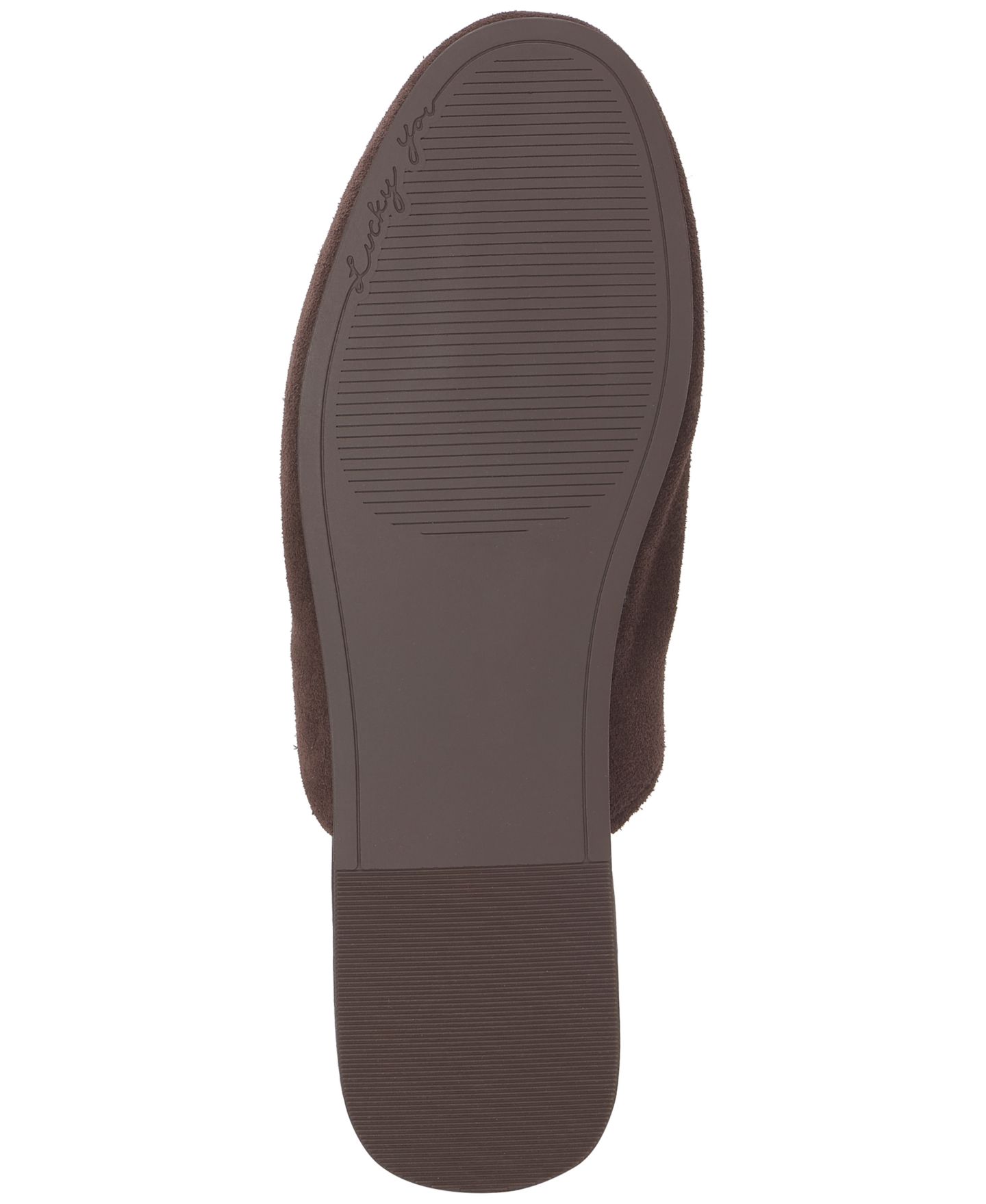 Женские сабо Lucky Brand Dafina Bow Mule, цвет: Шоколадный замшевый — фото 5