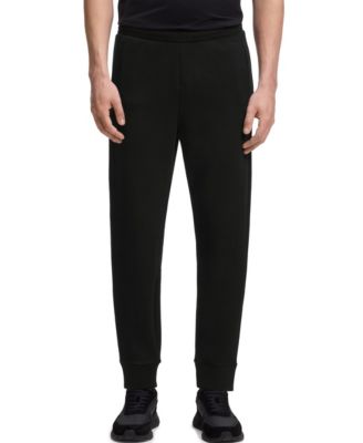 Men's Embroidered Logo Cotton-Blend Tracksuit Bottoms Pants