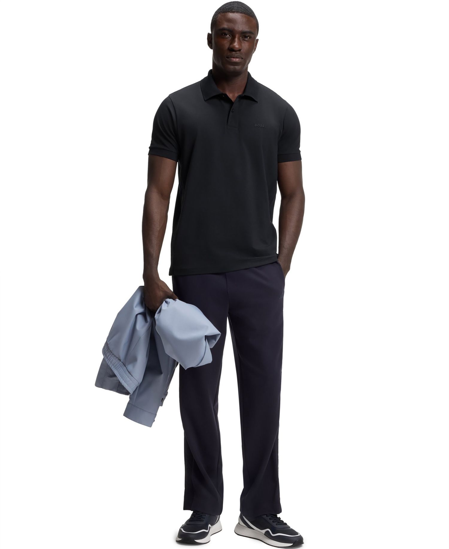 Men's Regular-Fit Embroidered Logo Polo Shirt