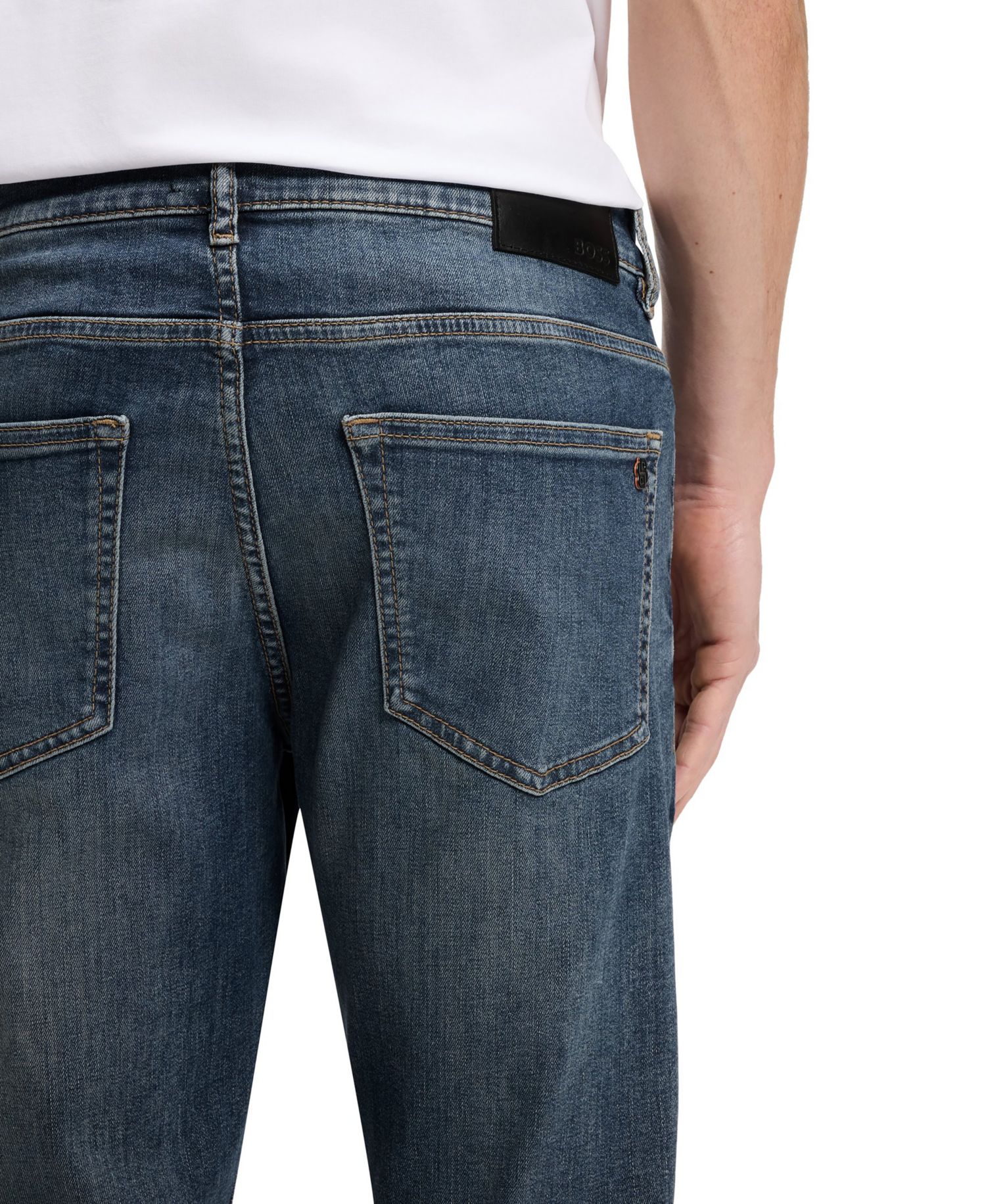 Men's Stretch-Cotton Blend Slim-Fit Jeans