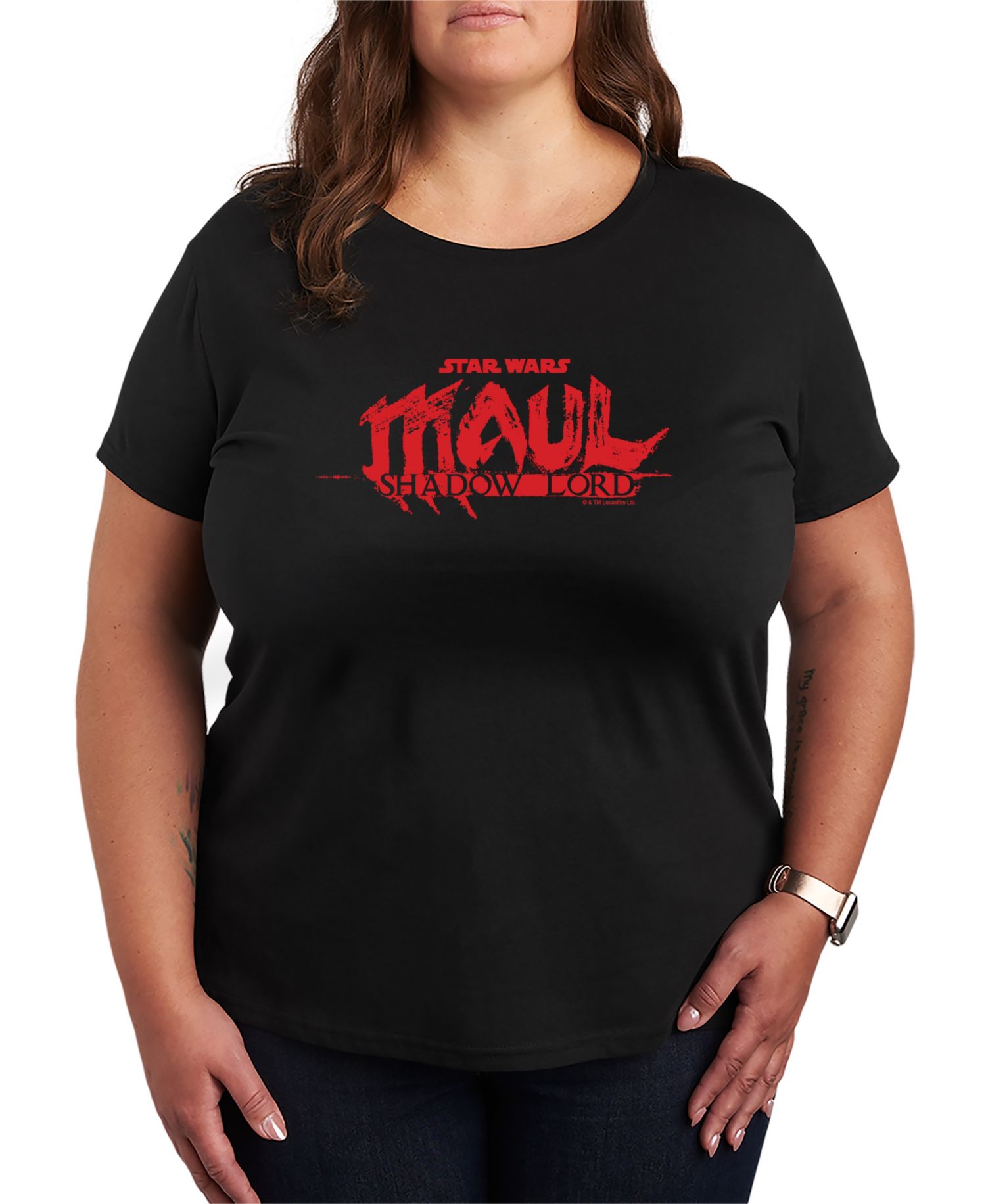 Plus Size Maul Logo Short-Sleeve Graphic T-Shirt