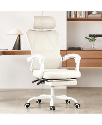 High Back Mesh Office Chair with Footrest,Adjustable HeadrestandLumbar