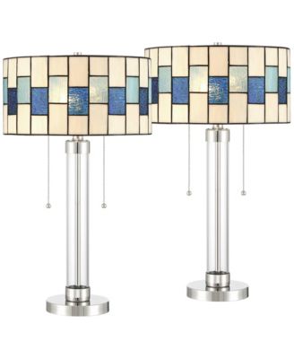 Andra 24 1/2" High Art Glass Table Lamp Set of 2