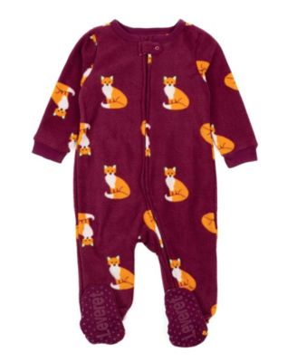 Baby Girls Matching Family One-Piece Sleep 'n Play Fleece Footed Pajamas - Cute and Playful Prints (03M-24M)