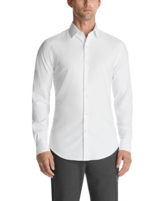 Men's Solid Spread Collar Dress Shirt