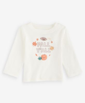 Baby Boys' 3M-24M Mix & Match Long-Sleeve Fall Y'all T-Shirt