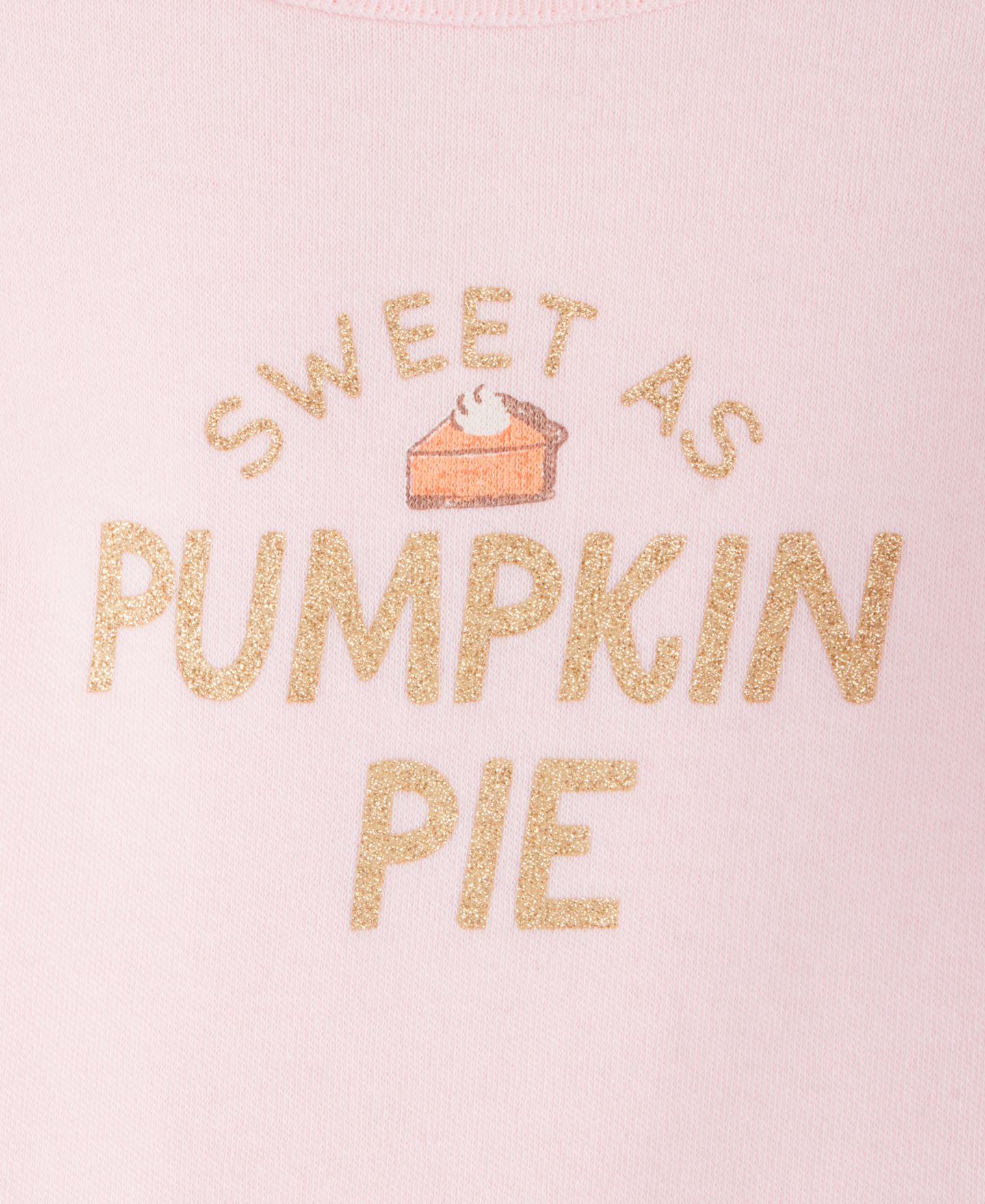 Футболка First Impressions Mix & Match Long-Sleeve Pumpkin Pie T-Shirt для девочек-малышей, цвет: Розовый — фото 3
