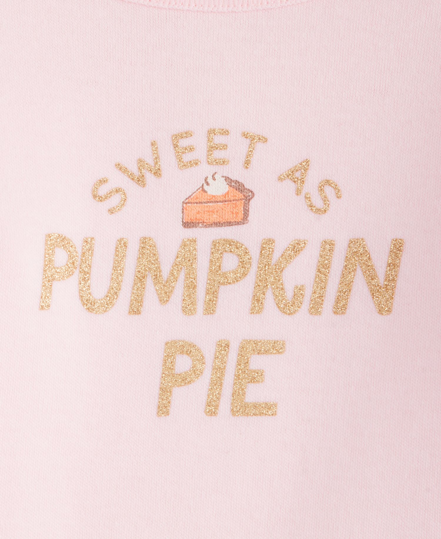 Baby Girls' 3M-24M Mix & Match Long-Sleeve Pumpkin Pie T-Shirt