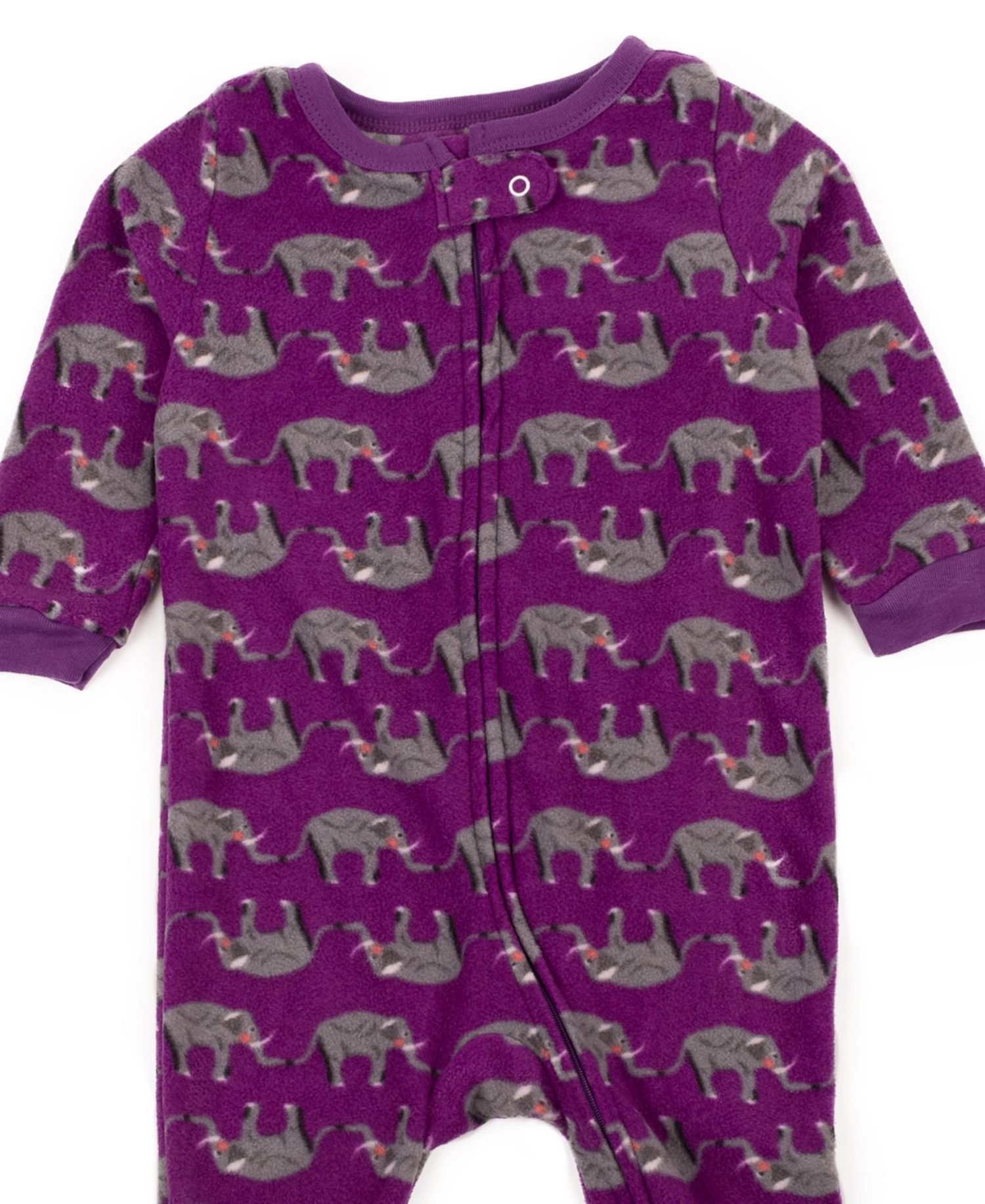 Baby Girls Matching Family One-Piece Sleep 'n Play Fleece Footed Pajamas - Cute and Playful Prints (03M-24M)