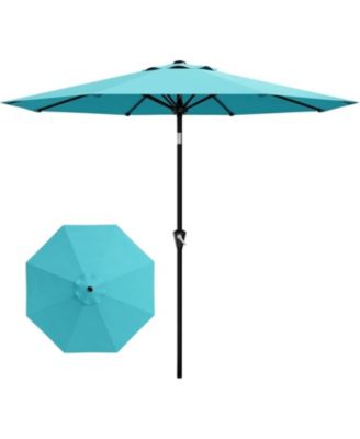 9FT Patio Umbrella with Smooth Crank Lift UV Protection Waterproof for Pool, Deck, Yard, Garden (No Base)