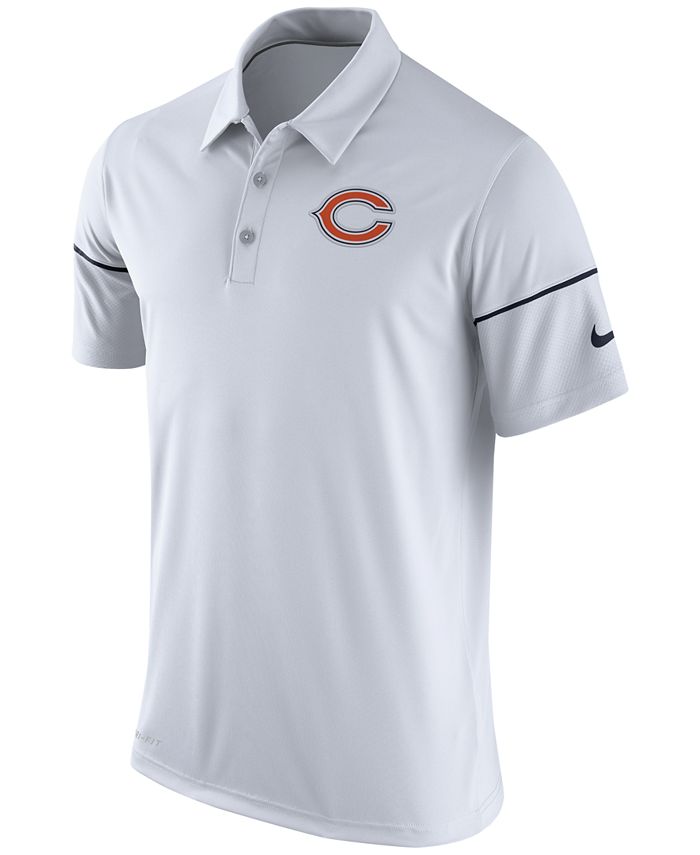 Nike Men's Chicago Bears Team Issue Polo Shirt & Reviews - Sports Fan ...