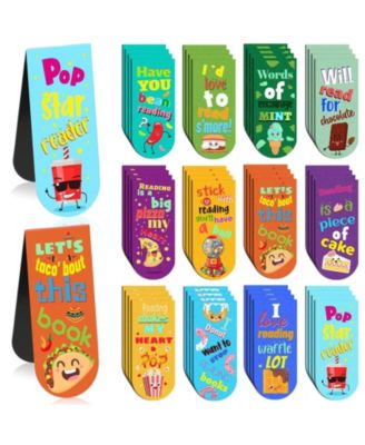 Scented Magnetic Bookmarks Scratch Sniff Fruit Food Sayings