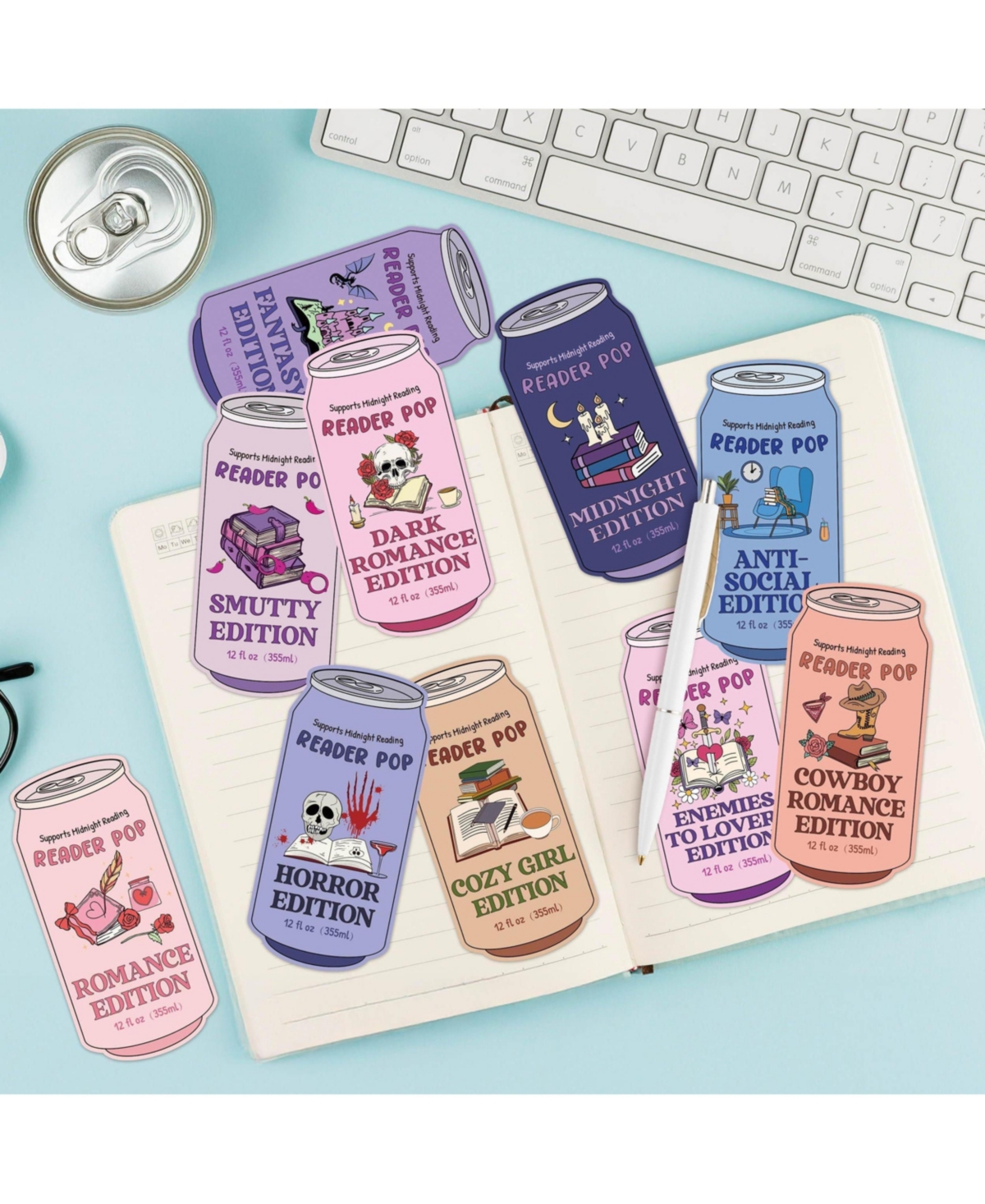 Gnuadz Soda Ticket Bookmarks Dark Romance Reading Gifts