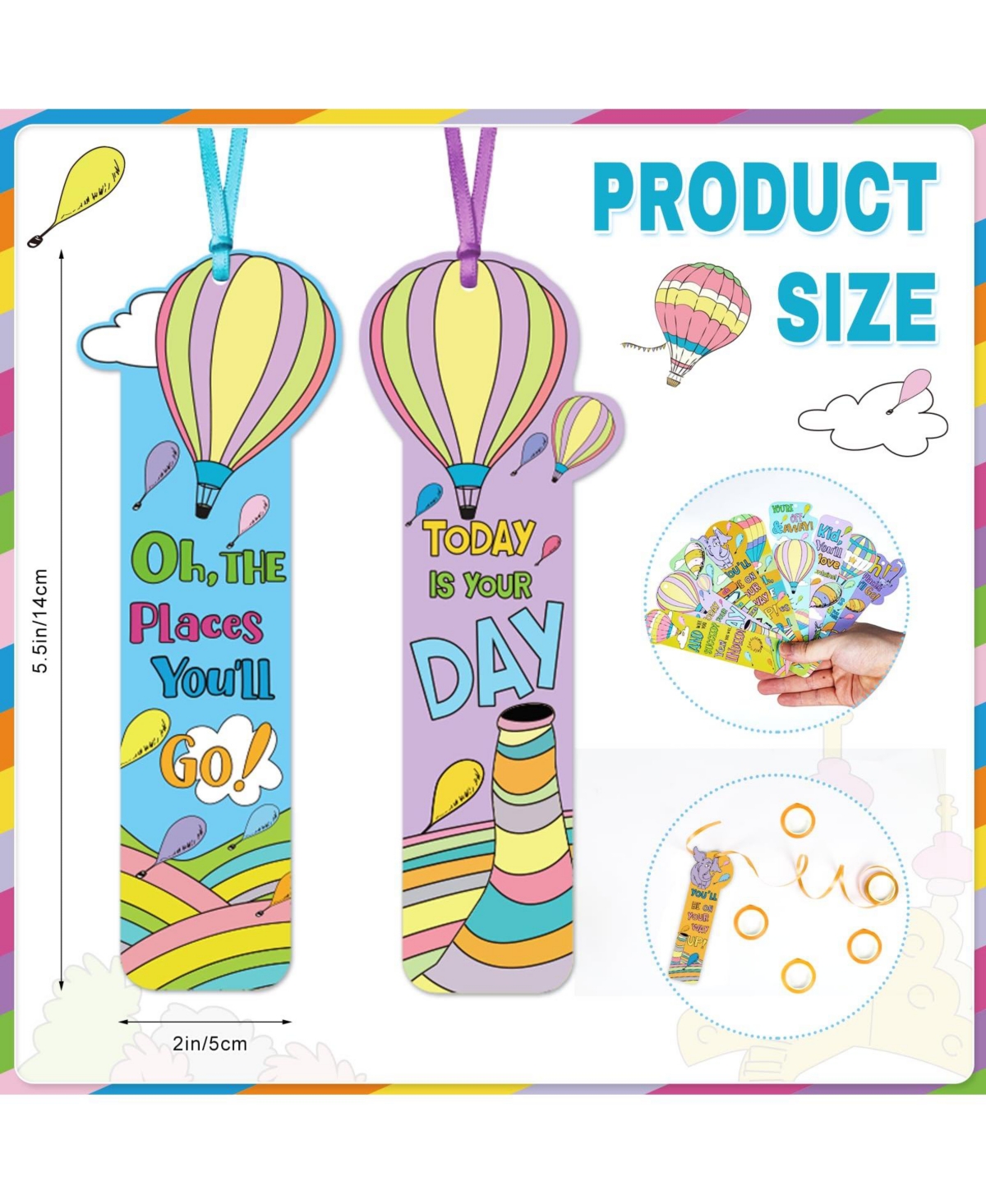 Gnuadz Oh the Places You'll Go Bookmarks Graduation Gifts