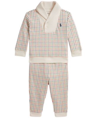 Baby Boys' Long-Sleeve Pullover Top and Pants, 2-Piece Set