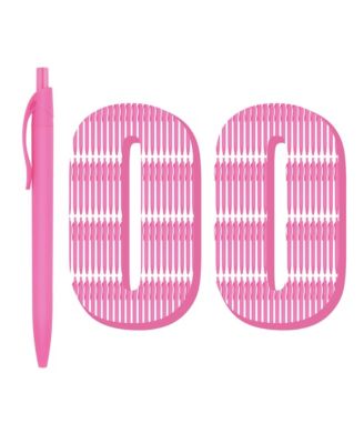  Click Pens Retractable Ballpoint Medium Point 100 Pack