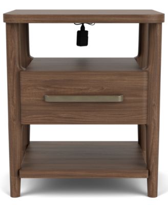 Amelie 27" Wood Accent Nightstand