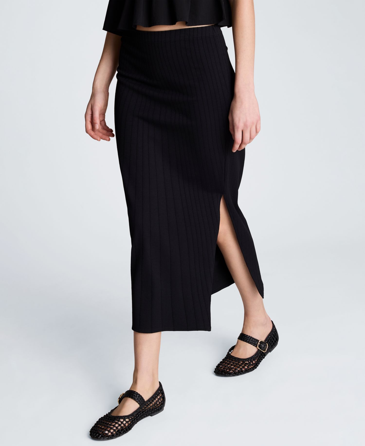 Women's Pull-On Midi Skirt