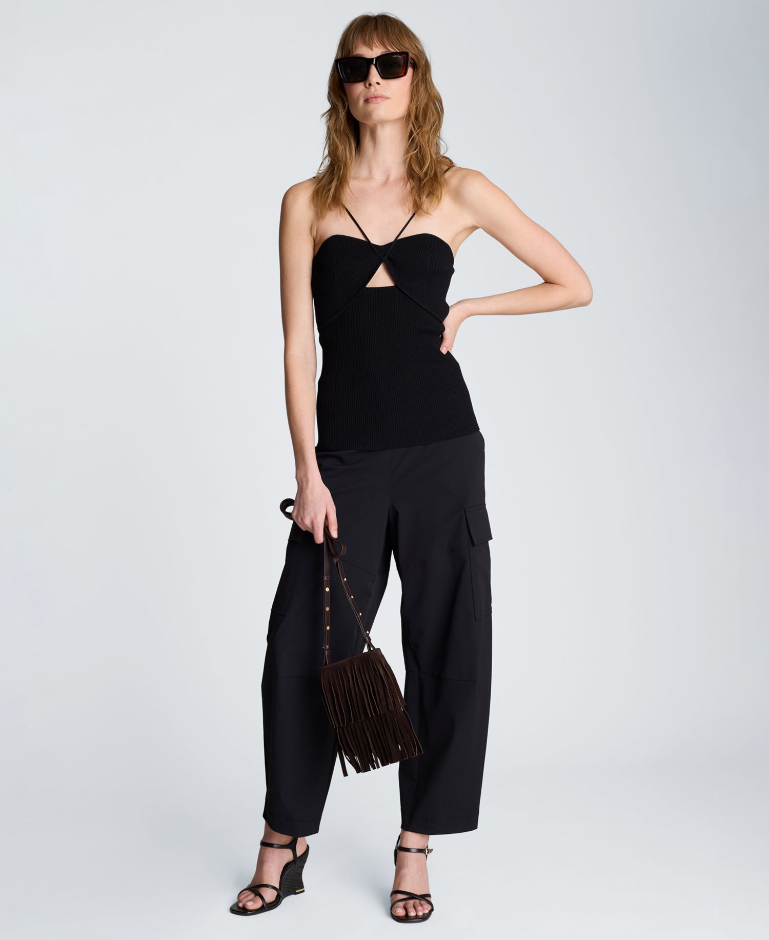Women's Barrel Leg Cargo Pants