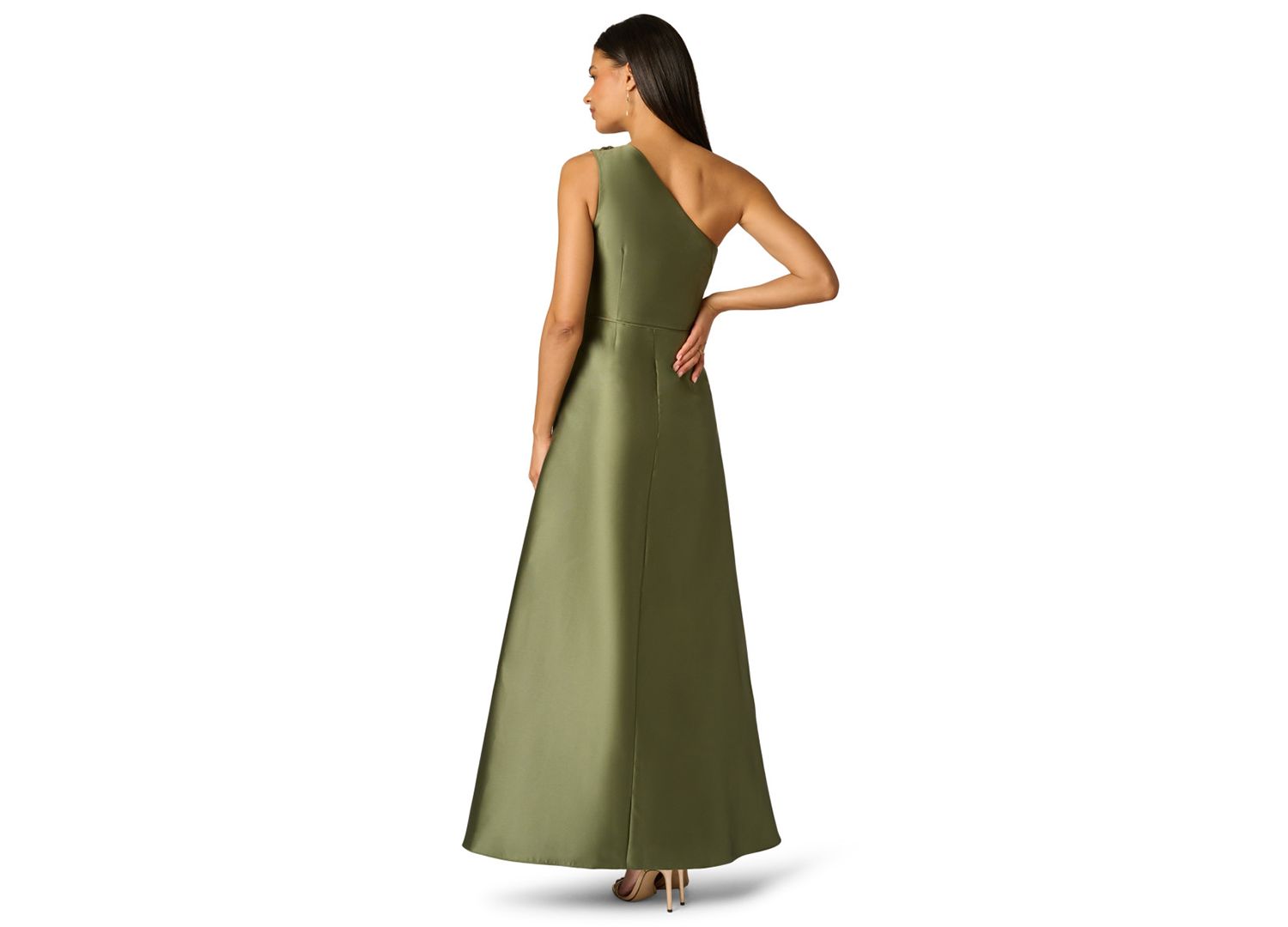 Women's Embellished One-Shoulder Gown